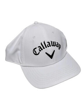 Callaway Golf Course Country Club White Black Strap Hat